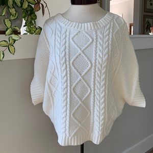 BCBG off white sweater